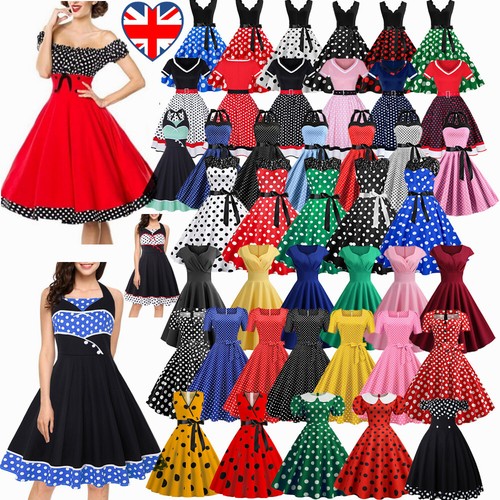 Women retro 50s 60s swing - 50s,