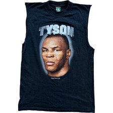 VINTAGE 2000 MIKE TYSON VS JULIUS FRANCIS PROMO TEE L