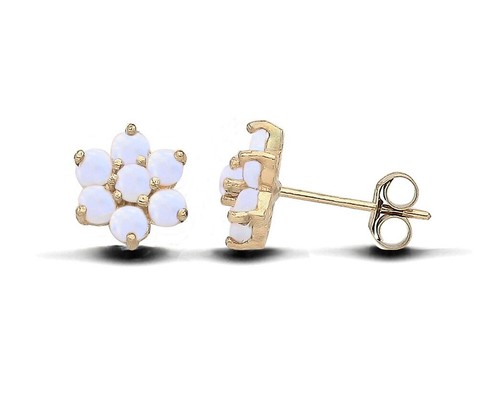 9ct gold natural - natural, opal
