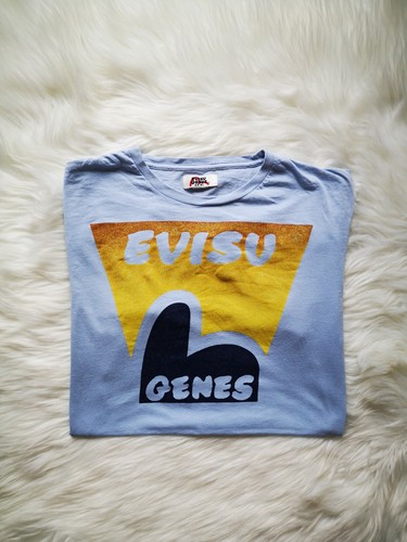 Evisu genes y2k baby blue - evisu,