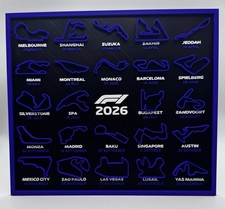 3D Printed F1 Board Model