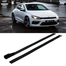 78.7inch Gloss Side Skirts Extension Splitter Lip For Polo Hatch MK5 MK6 MK3 MK4