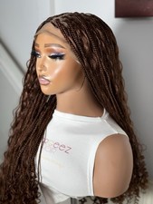 Full Glueless Knotless Boho Braids