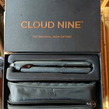 Cloud Nine Hair Straighteners The Original Iron - Black Ceramic C9-M1.2 Boxed