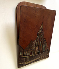 Vintage wooden wall - vintage, mounted