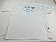 Joe Bloggs White T Shirt Men XL Made In England Retro 80s 90s vintage