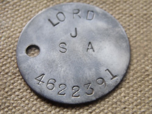 Ww2 relic dogtag - ww2, rtr