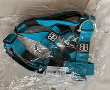 BullyBillows Anti-Pull Tri-Harness Blue Size C For Staffies Unused -100% CHARITY