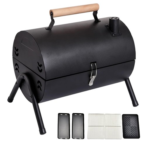 Folding bbq charcoal barbecue - folding,