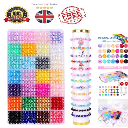 1680pcs multicolor pearl beads - 1680pcs,