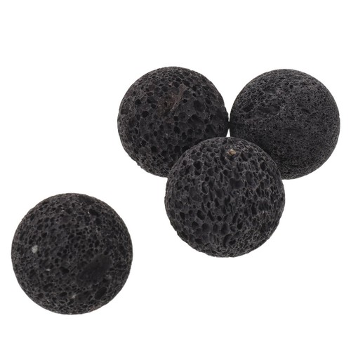 Reusable black lava stone - black,