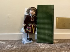 Porcelain Doll Irish Dancer Siobhan NAN341 With Stand And Box