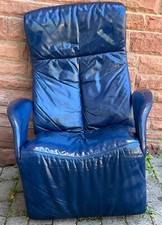 Leather armchair, recliner