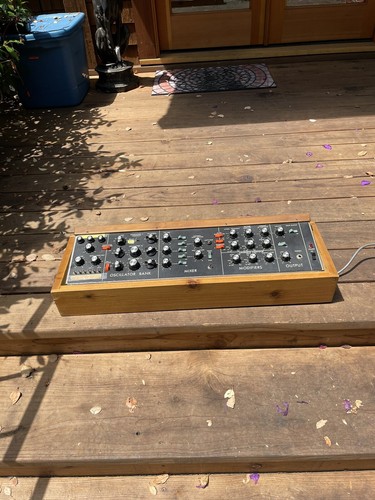 The minimoog model with - minimoog,