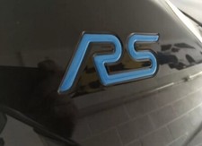 FORD Focus MK3 R/S Rear Spoiler Gel Badge Inserts - Nitrous 