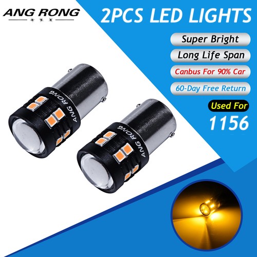 Amber 382 p21w 1156 ba15s - amber,