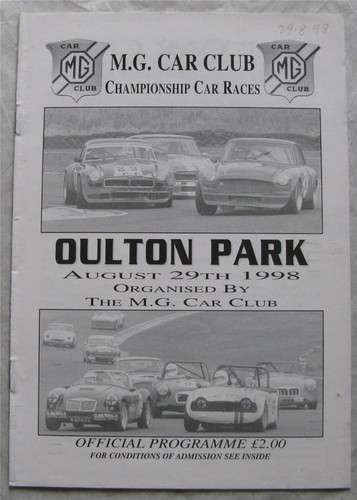 Oulton park aug 1998 - 29, mg