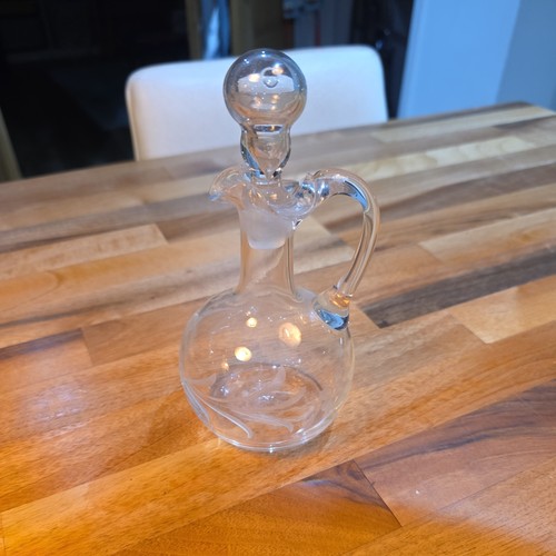 Vintage glass oil vinegar - or,