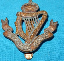 103rd (TYNESIDE IRISH) BRIGADE REGIMENT BRITISH MILITARY CAP BADGE SLIDER