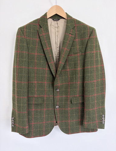 Barbour wool tweed blazer - barbour,