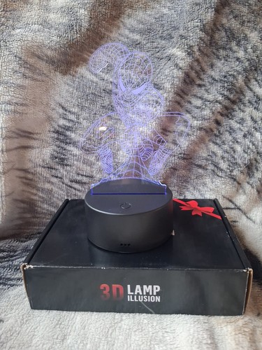 Spiderman lamp illusion led - spiderman,
