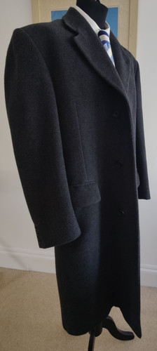 Long grey wool - wool, crombie
