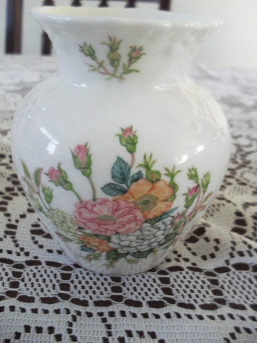 Coalport vase rose garden - coalport,