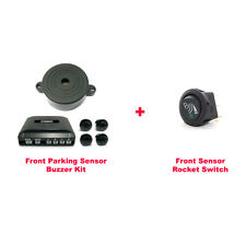 CISBO Front 4 Parking Sensors Buzzer Kit with Rocker Switch (SB373-4 B)