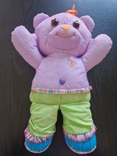 Doodle Bear Pink & Green Plush