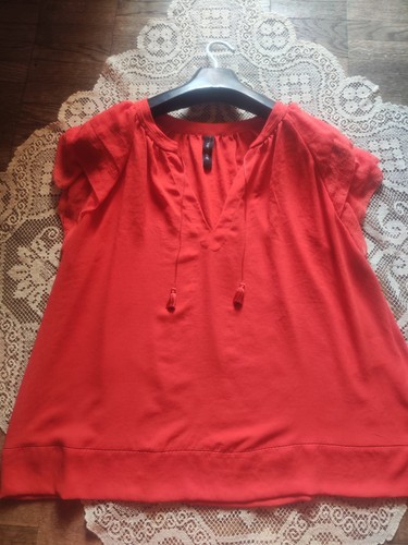 Marc cain luxury red blouse - marc,