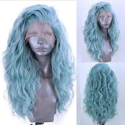 Aqua blue lace - aqua/blue, front