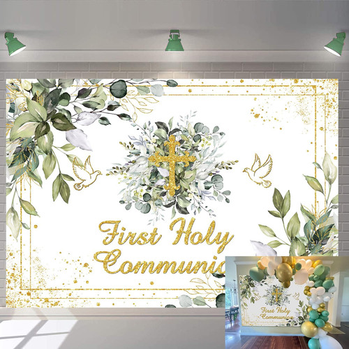 First holy communion backdrop - communion,