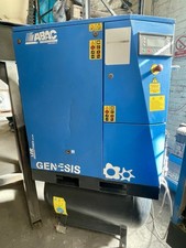 ABAC GENESIS 11 Receiver Mounted Rotary Screw Compressor + Dryer! 53Cfm!