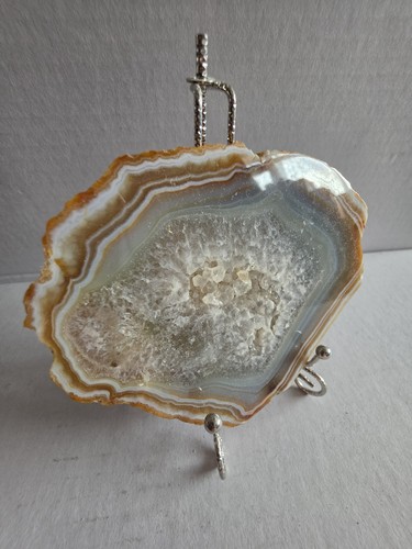 Druzy agate slice - druzy,