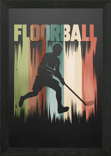 Floorball unihockey player - floorball,