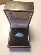 PANDORA Turqoise Sterling