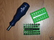 Britool 30mm Screwdriver Bit Driver + 33pc Bit Set**