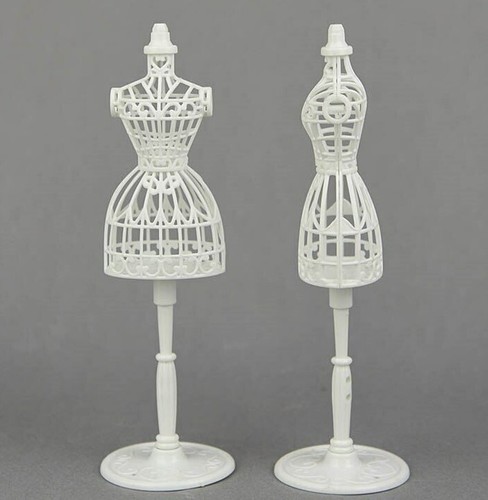 White plastic vintage style - plastic,