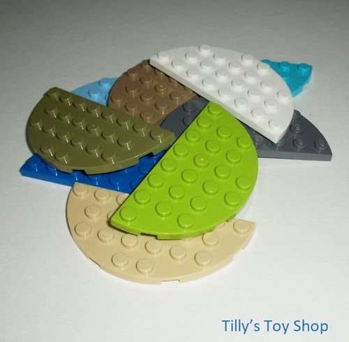 Lego 4x8 half - 4x8, circle