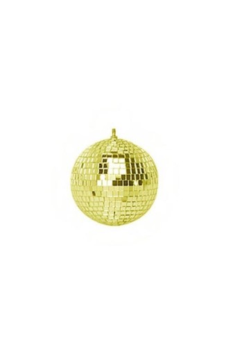Mini gold mirror - gold, balls