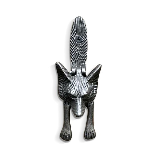 Cast iron front door fox - iron,