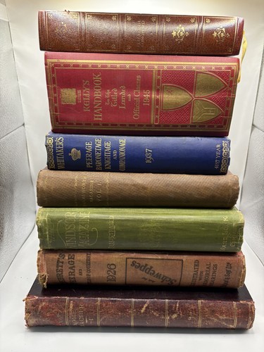 Vintage antique books job - &,