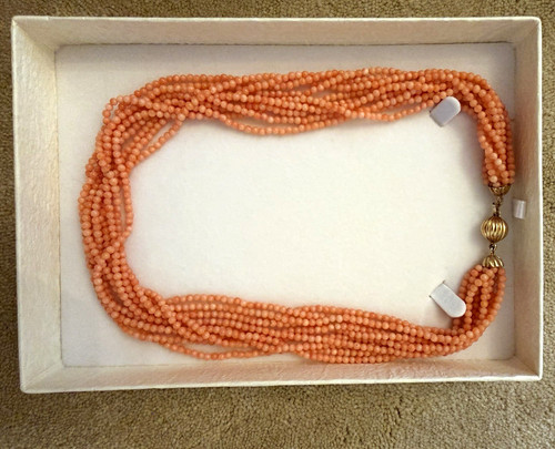 Multi strand orange angel skin - orange,