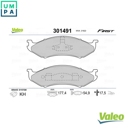 Brake pad set disc - set,