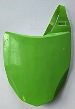 USED CONDITION POLISPORT KAWASAKI KXF250/450 GREEN FRONT NUMBER PLATE 2009-2012