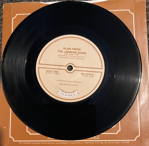 Alan price the jarrow - alan,