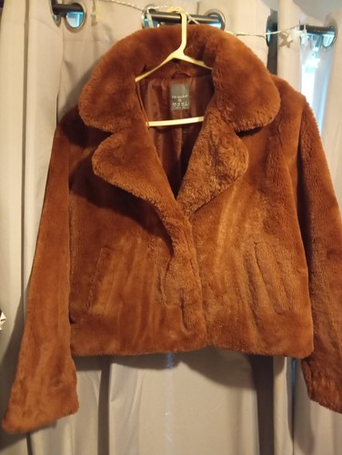 Primark brown faux - faux, lined