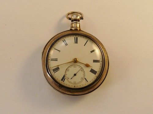 Antique 1904 silver pair case - 1904,