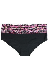 Ex catalogue Knickers Size 10, Black With Colourful Lace Trim