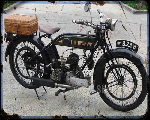 Bsa 350 photo print - photo,
